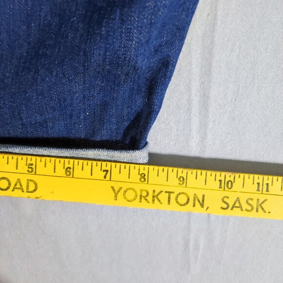 Mavy Jeans shorts women's size 31 ink blue colour Karly mid rise ripped denim - Picture 14 of 14